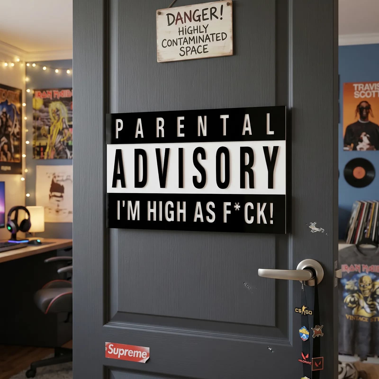 Parental Advisory I'm High As F*ck