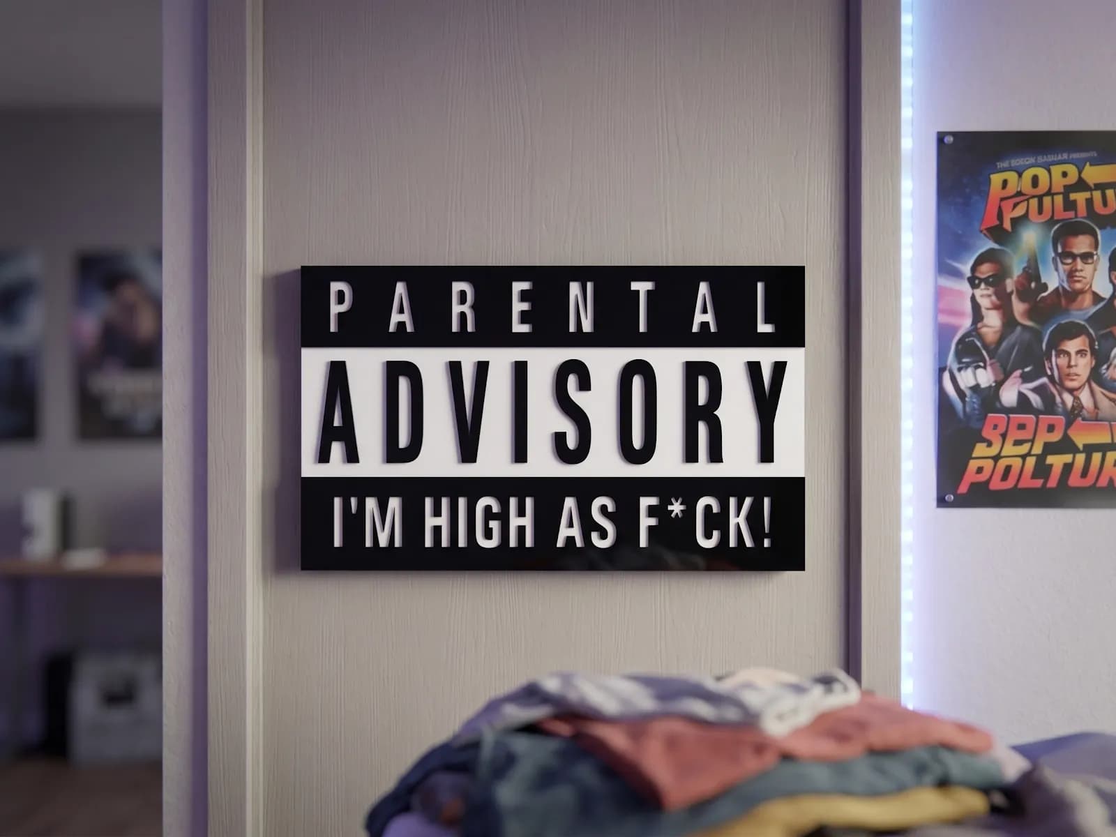 Parental Advisory I'm High As F*ck