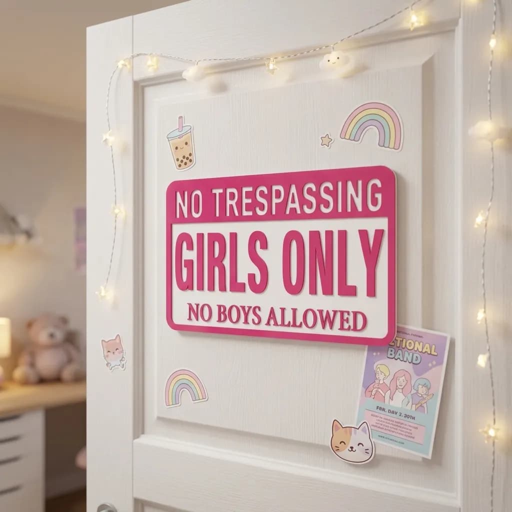 Girls Only No Boys Allowed