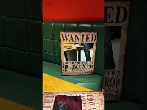 Zoro Wanted Poster Mirror